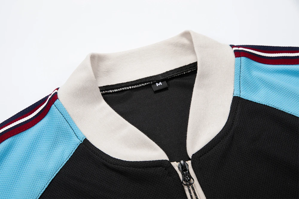 Спортивный костюм мужской на молнии Повседневная модная футболка и шорты