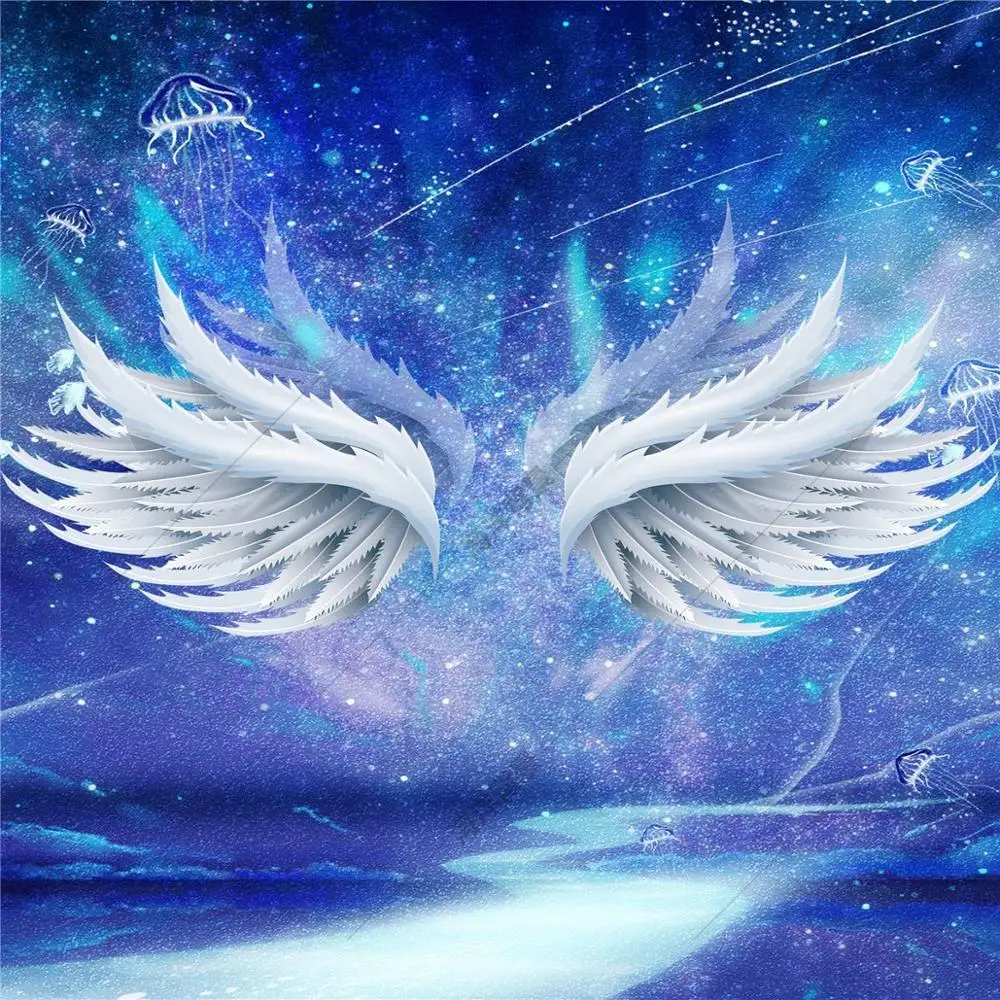 

2020 Fashion wings background cloth live background wall cloths
