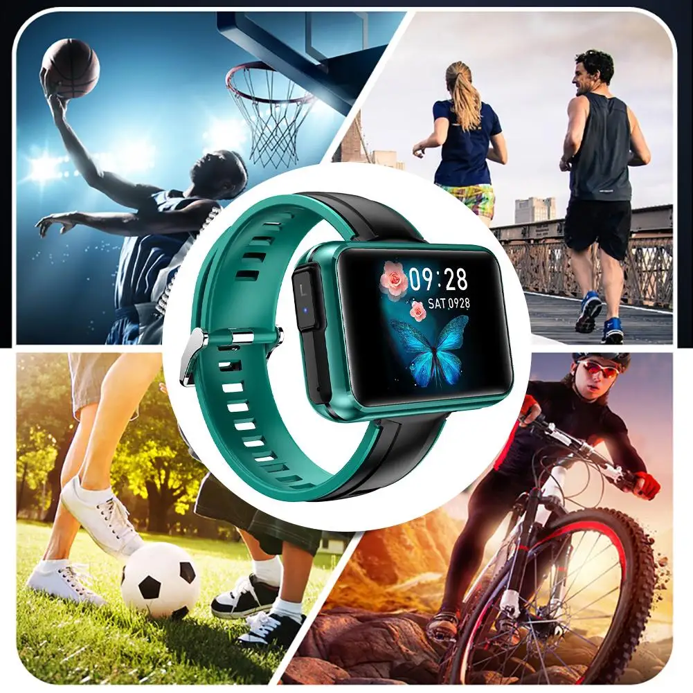 

T91 Fitness Watch Bluetooth Earphone Stappenteller Earphone Sports Wristband Reloj Inteligente Relogio Smart Watch For Women