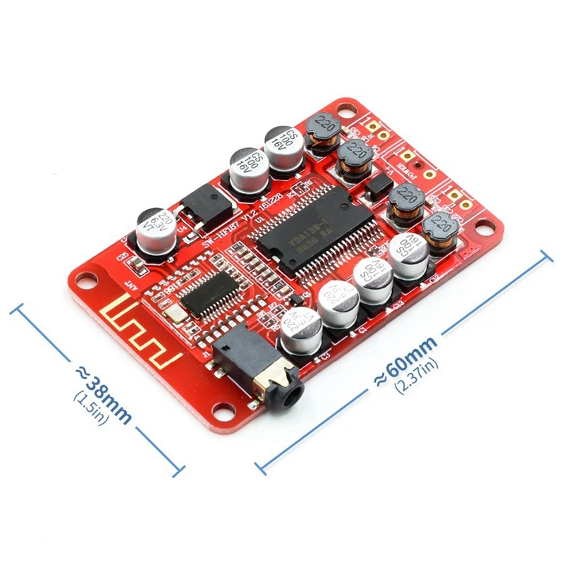 Новый Yda138 Bluetooth цифровой 3 5 мм аудио класса D стерео 2 канала Усилитель мощности