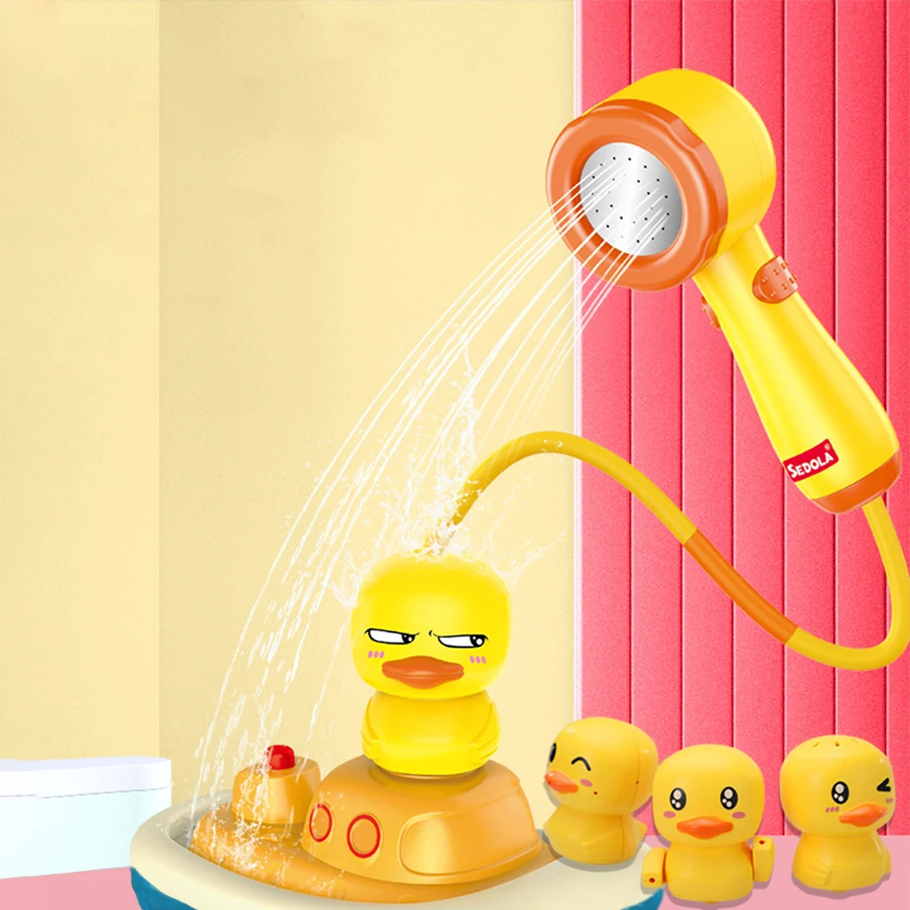 

Automatic Water Pump Duck Water Spray Bath Toys Swimming Pool Funny Water Games Toys Set