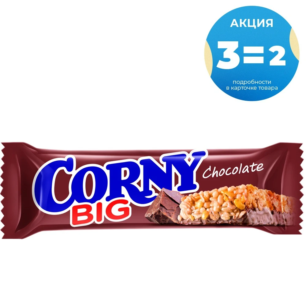 Злаковый батончик Corny Big с молочным шоколадом 50г|Закуски| |