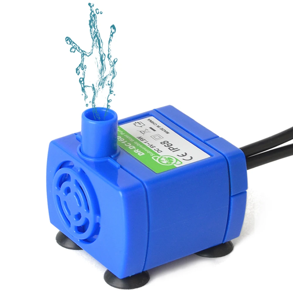Кошка Собака Мини питьевой фонтан водный насос DC 5V Ультра тихий воды диспенсер