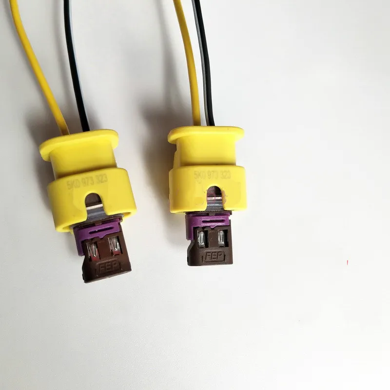 

Car collision sensor plug harness connector with wire For Volkswagen Passat Tiguan Lamando Golf 6 For Audi Q3 A3 5K0 973 323
