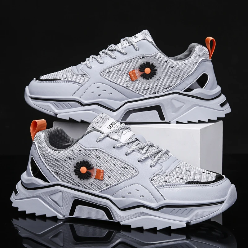

Spring Men Sneakers Outdoor Jogging Sport Shoes Mesh Fashion Breathable Tourism Casual Lightweight Training Running Tennis Shoes