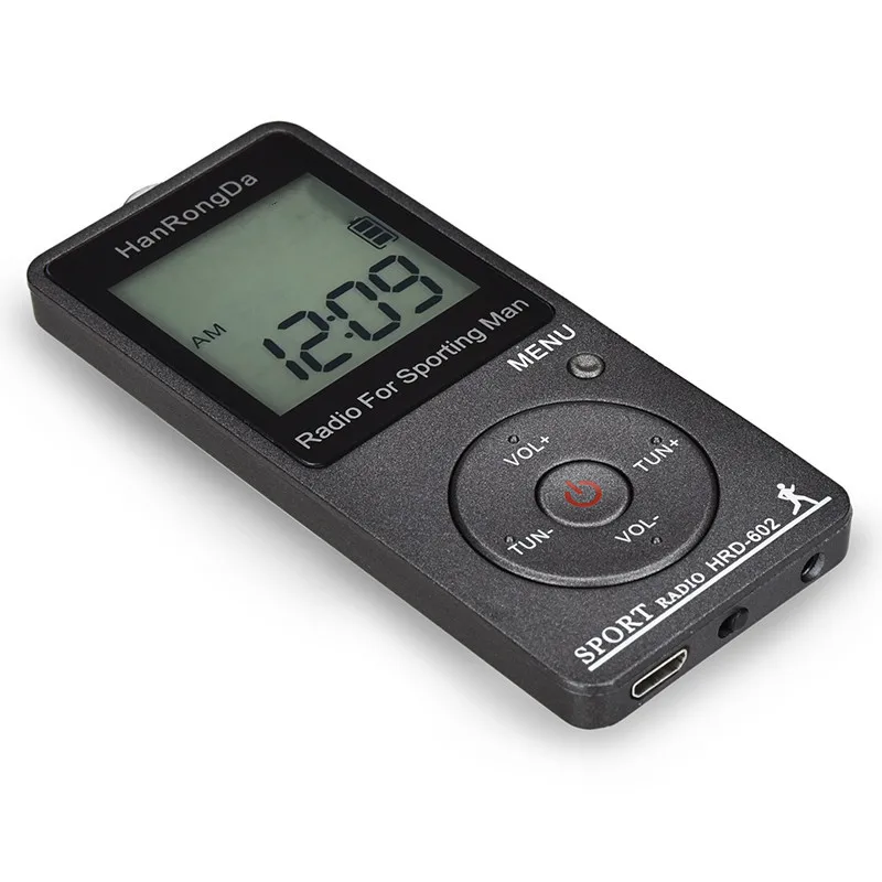 Уличный Портативный радиоприемник FM/AM радиочастотный диапазон с ЖК-дисплеем и