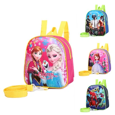 Детский Маленький рюкзак Disney сумка анти Потеря с мультипликационным принтом