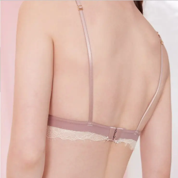 

Gather Push Up Lingerie Seamless Bralette Underwear Tank Tops Sexy Beauty Back Bra Women Wireless Backless Underwear