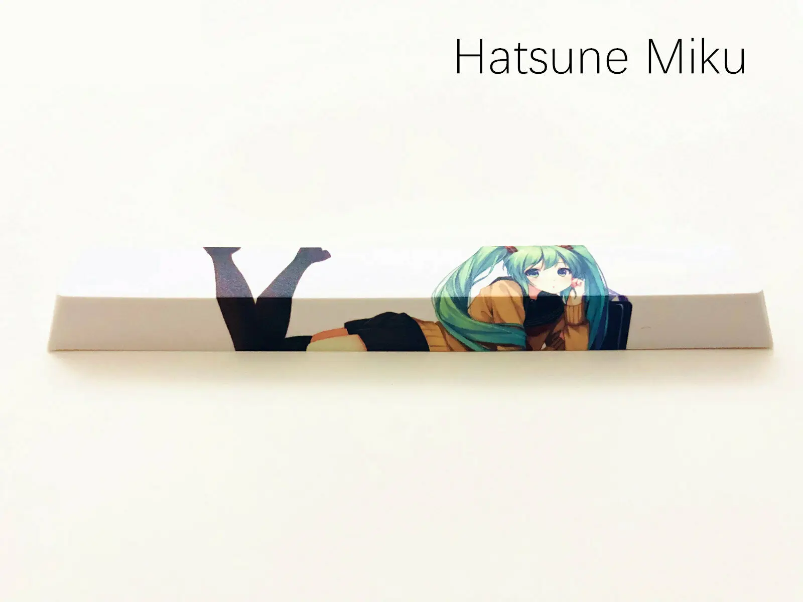 Hatsune аниме Мику 6.25X краситель-саб Spacebar Keycap Вишневый профиль Artisan колпачки для