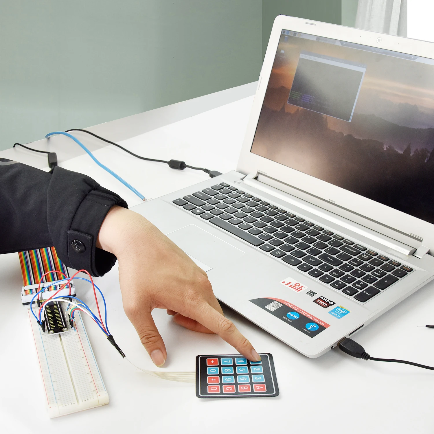 Keyestduio  Complete  RFID Starter Kit For Raspberry Pi 4B/3B+40Projects /Linux&Python &C Language Programming(NO RPI 4B Board)