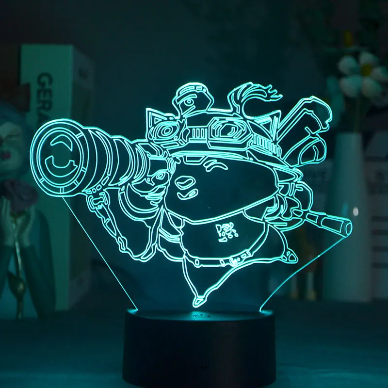 

League of Legends Nightlight The Sheriff of Piltover Bedside Led Night Light Festival Gift Room Decor LOL Vi Night Lamp Caitlyn