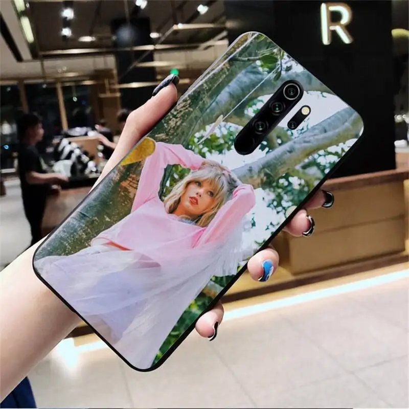 

Taylor Alison Swift T-Swizzle Tay Custom Soft Phone Case for Redmi Note 9 8 8T 8A 7 6 6A Go Pro Max Redmi 9 K20