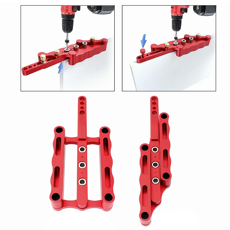 

New Self Centering Dowelling Jig Metric Dowel 6/8/10Mm Drilling Tools For Wood Working Woodworking Joinery Punch Locator Tool