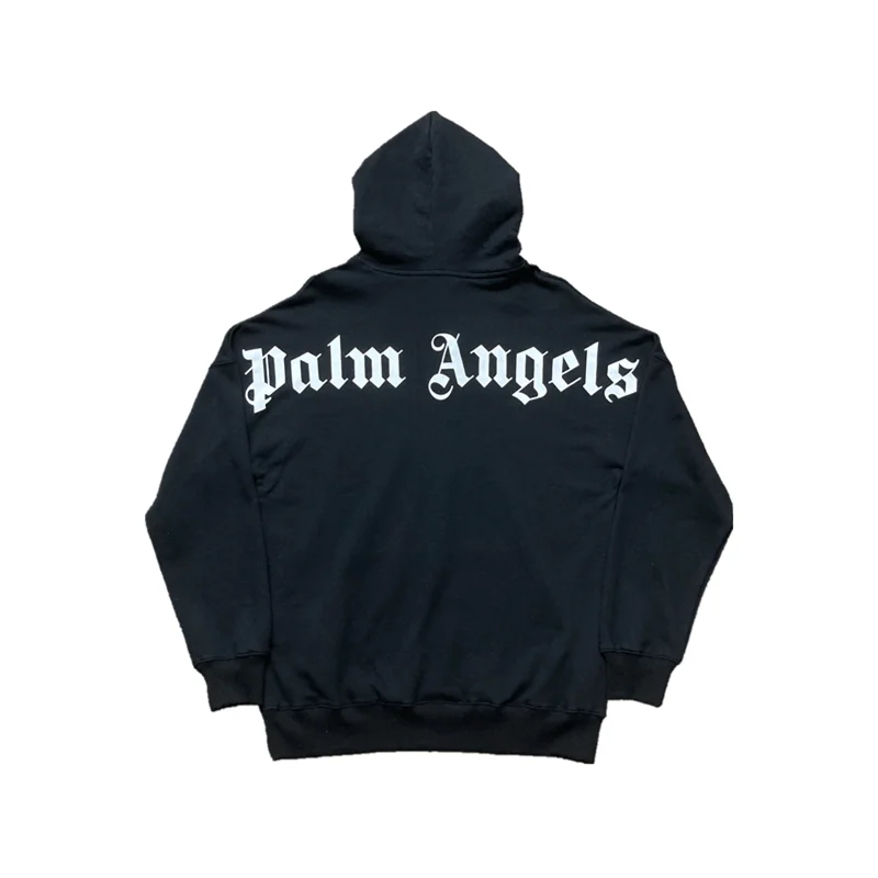 

Palm Angels behind the word big letters printed hedging long-sleeved Hoodies Sweatshirts for men women