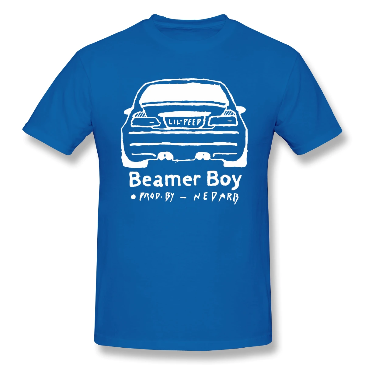 Забавные хлопковые футболки Beamer Boy с принтом автомобиля|Мужские футболки| |