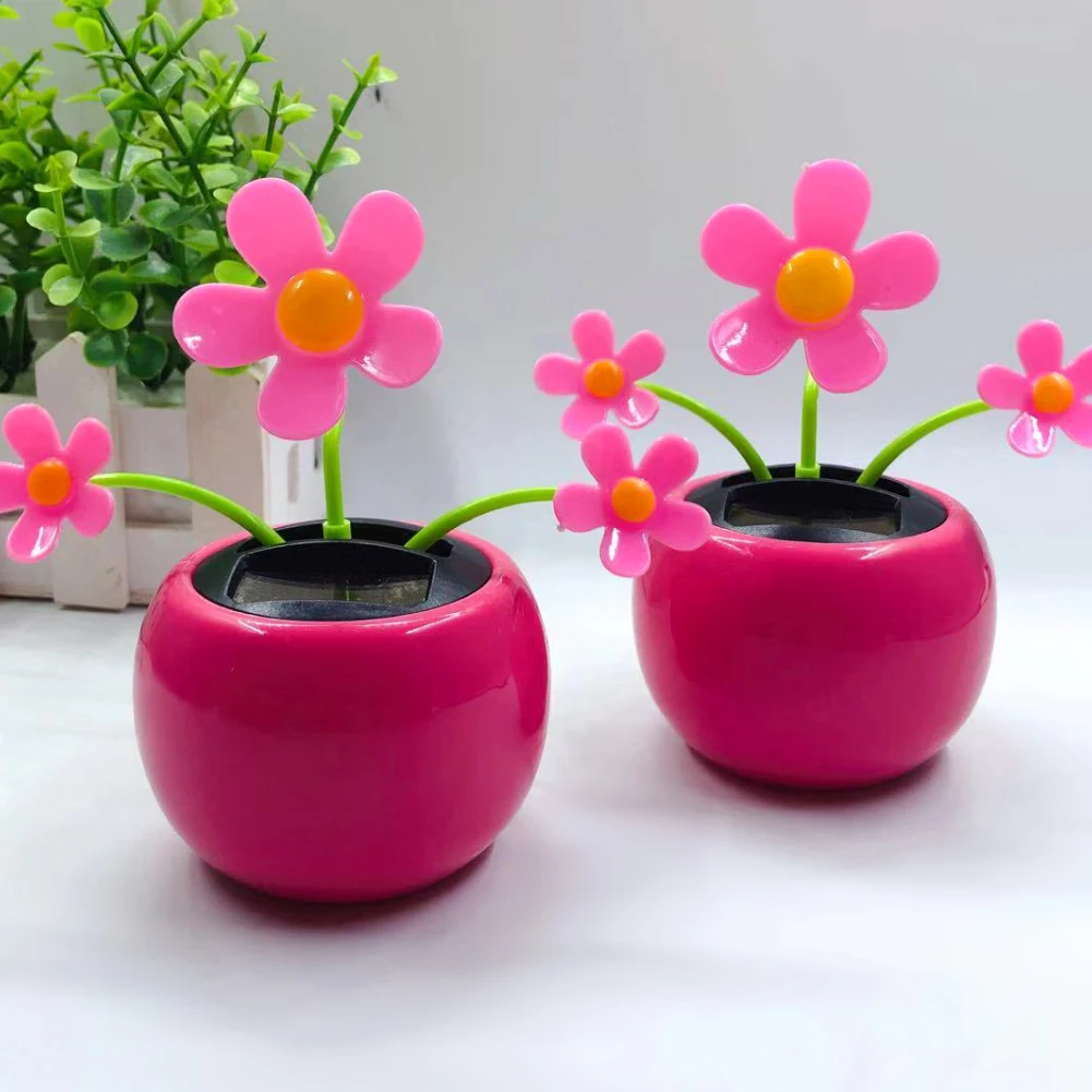 Креативная пластиковая Солнечная энергия яблоки цветок автомобиль орнамент