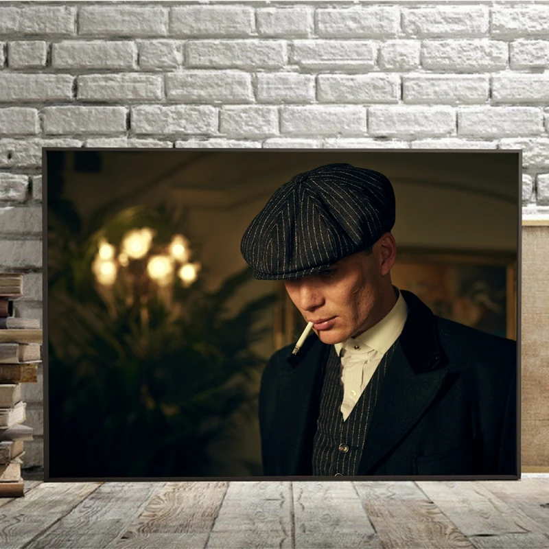 Posters and Prints Peaky Blinders Cillian Murphy TV Show Poster Wall Art Canvas Painting Picture for Living Room Home Decor | Дом и сад