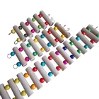 1 шт. забавная деревянная игрушка для домашних животных 3 размера крыса попугай Хомяк Игрушка лестница мост птица хомяк клетка аксессуары