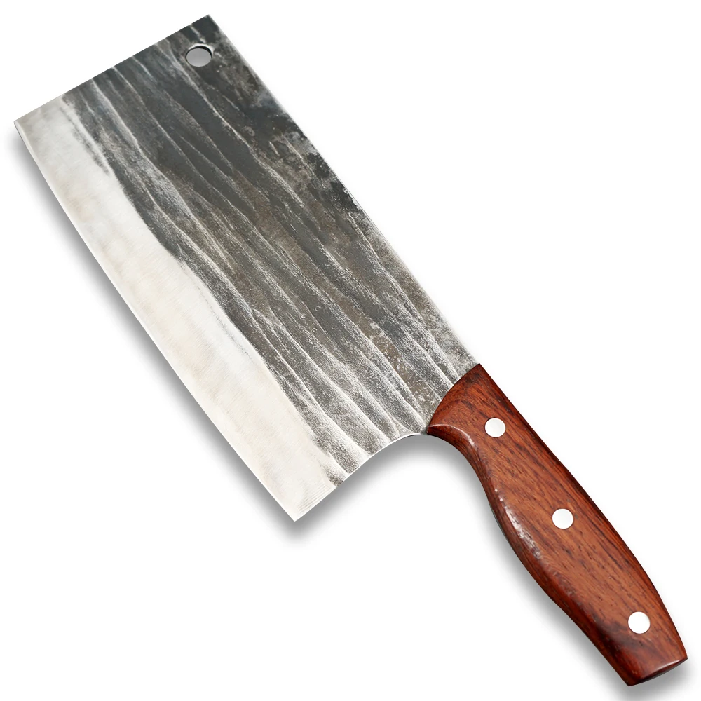 

Handmade Forged 8Cr14Mov Steel Chinese Kitchen Knives Cleaver Knife Butcher Knife Slicing Knife Cutting Bones Cooking Tool DC09