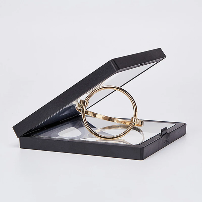 PE Thin Film Suspension Jewelry Display Box Jewelry Storage Rack for Ring Necklace Bracelet Earring Packaging Box for Jewelry
