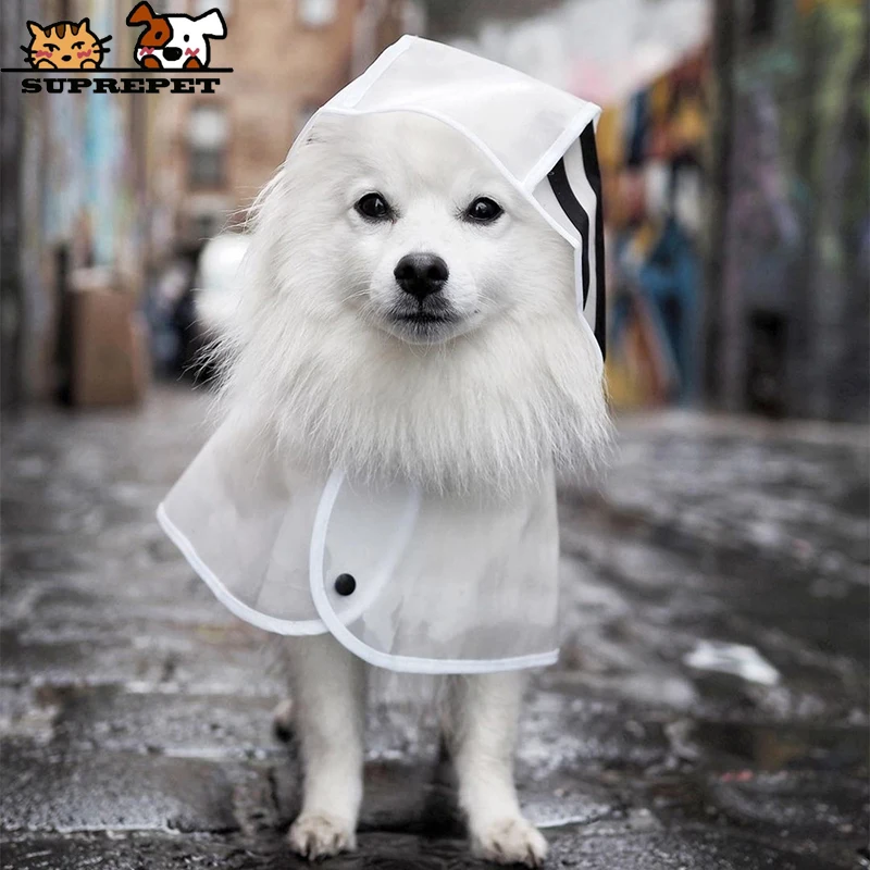 

SUPREPET Windproof Raincoat Dog Clothes for Large Dogs Luxury Jacket Waterproof Pet Raining Coat Trendy Designer Puppy Costumes