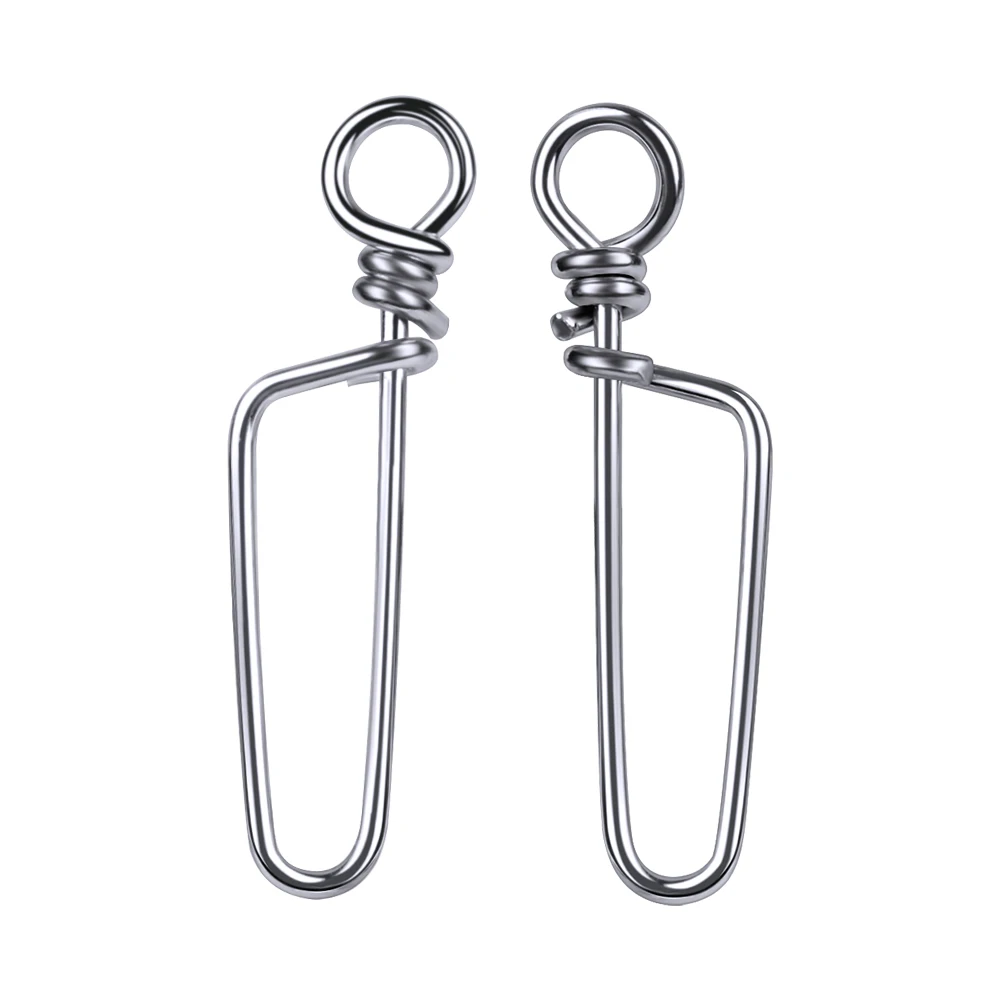 100 шт оснастка Coastlock рыболовная баррель вертлюжная безопасная защелка 17 мм 46