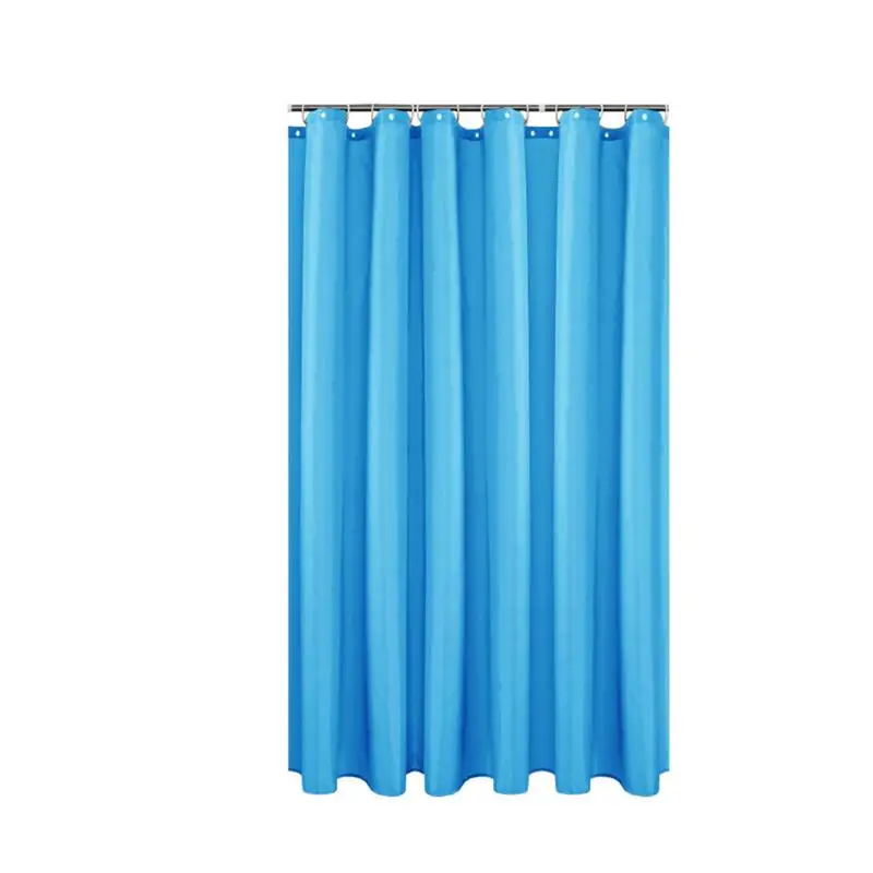 Aqua Blue Одноцветная занавеска для душа, водонепроницаемая, Mildewproof, для дома для ванной для душа, занавеска, douchegordijThick, моющаяся перегородка, занавеска C003 - Цвет: Aqua Blue
