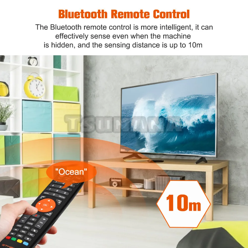 Satellite TV Receiver GTMEDIA GT Combo DVB-S2/T2/C ccam BT4.1 4K 8K Android 9.0 2G+16G BOX M3U Ccam built-in WiFi | Электроника