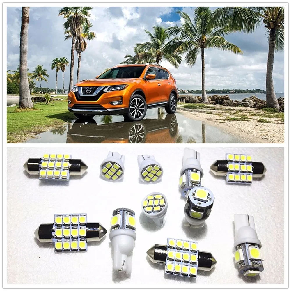 11 комплектов белый светодиодный светильник внутренняя посылка карта купол для