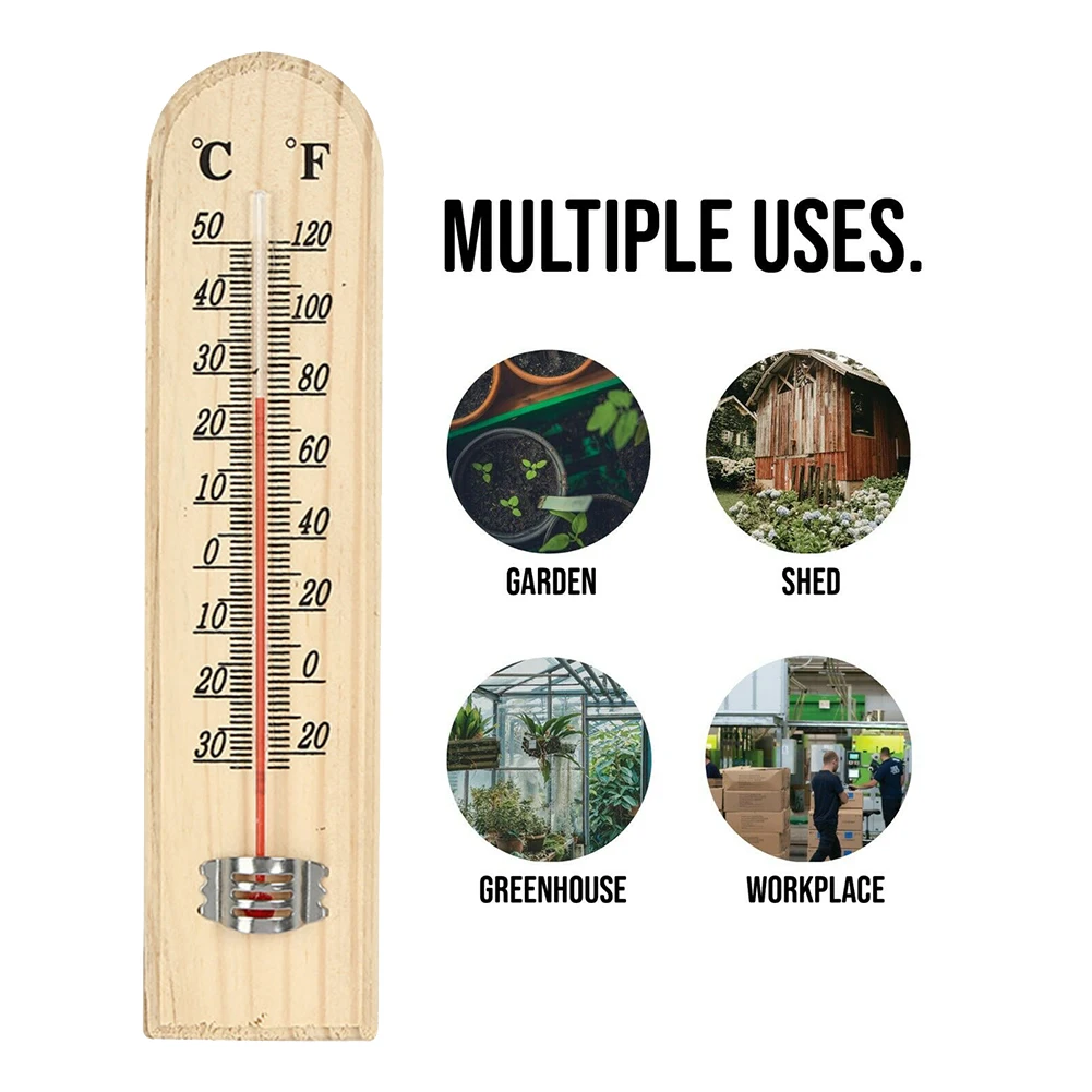 

200 MM OUTDOOR THERMOMETER INDOOR OUTDOOR GARDEN GREENHOUSE ROOM For Indoor And Outdoor Thermometers Home Laboratory Office Tool