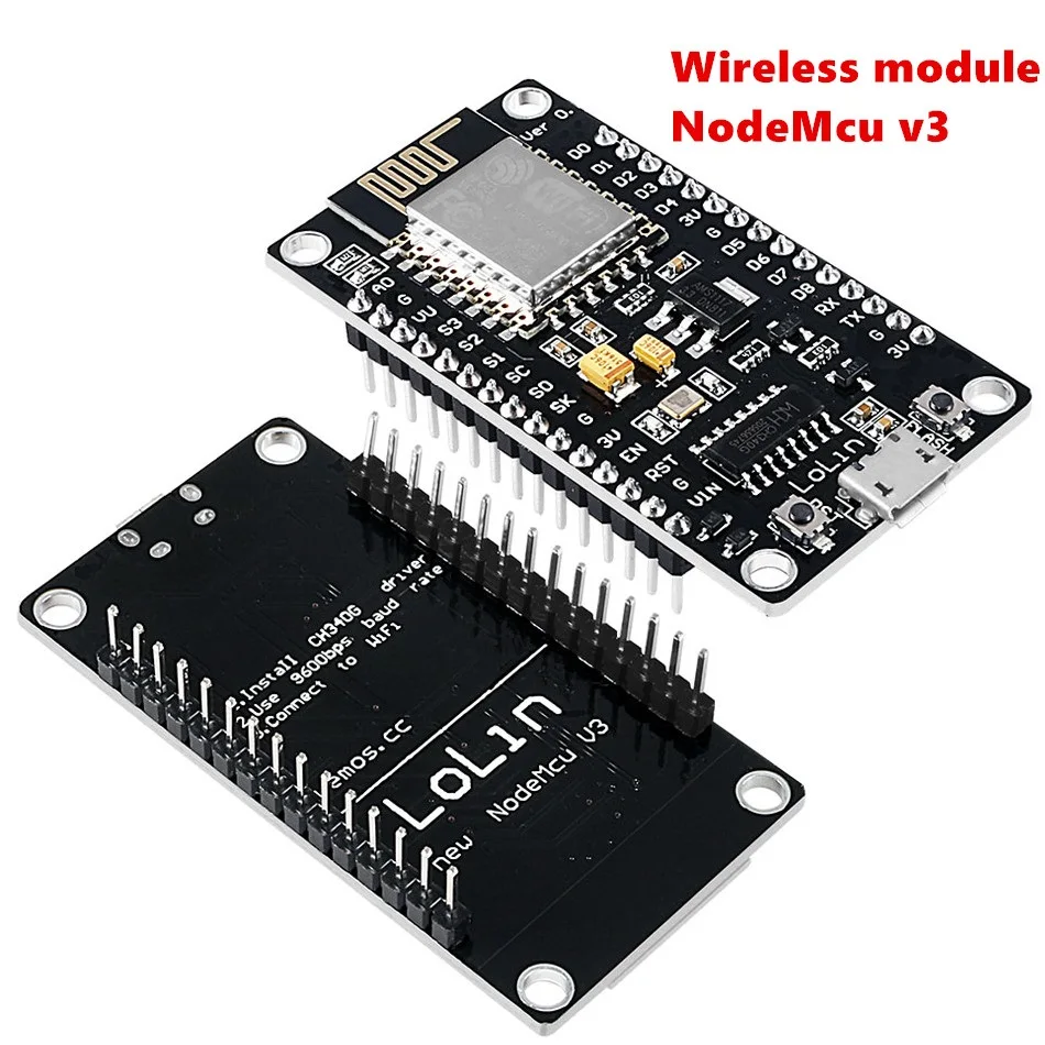 NodeMcu v3 Lua беспроводной модуль wifi Интернет вещей макетная плата ESP8266 с PCB антенной USB