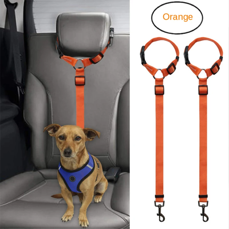 

Pet Cat Dog Car Seat Dog Seat Belt Safety Harness Restraint Adjustable Leash Travel Clip Cat Dog Car Seat Belt For Dog Seat Belt
