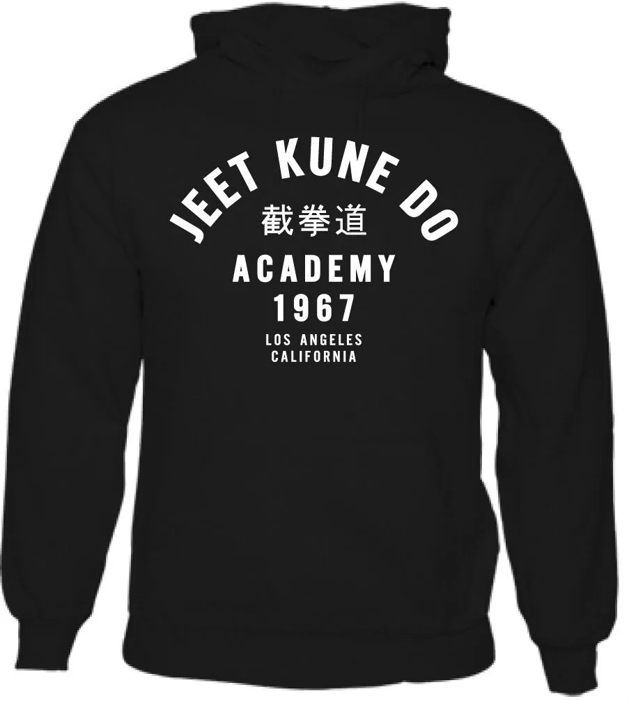 

Jeet Kune Do Academy Mens Martial Arts Hoodie Bruce Lee MMA Bruce Lee Gym Top