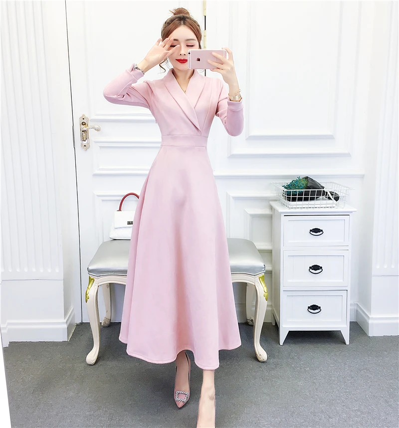 Женское длинное Замшевое платье из искусственной кожи новое модное элегантное