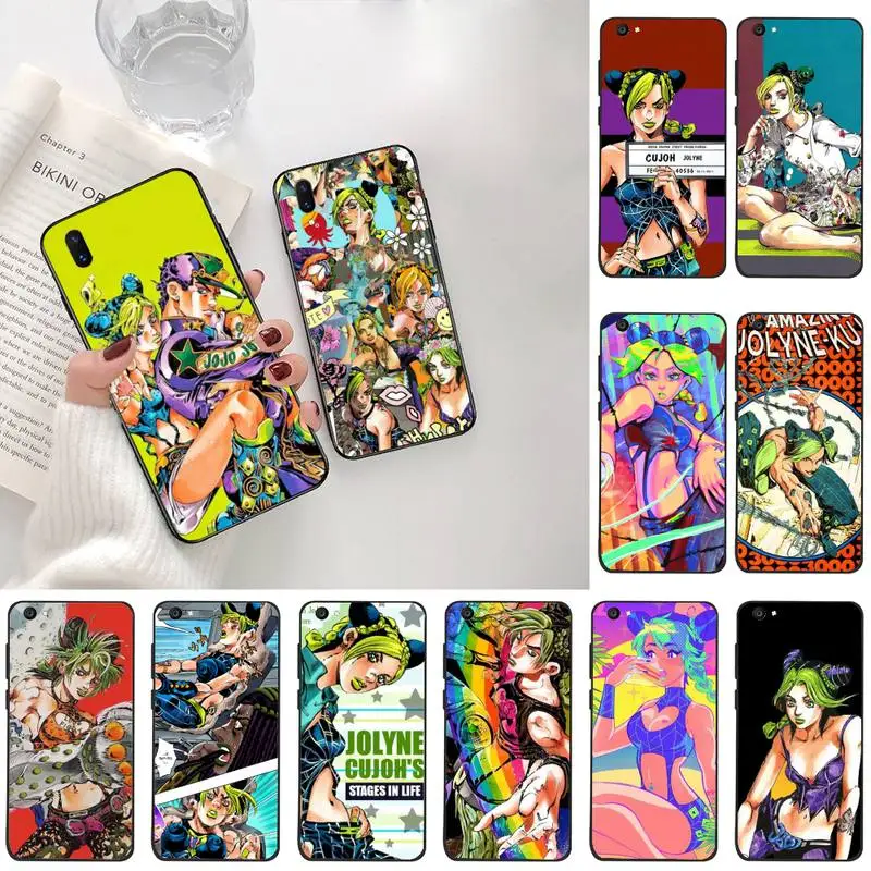 Jolyne Cujoh JOJO Stone Ocean Coque чехол для телефона Vivo Y91c Y17 Y51 Y67 Y55 Y93 Y81S Y19 V17 vivo s5 | Мобильные