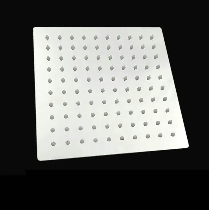 Ультратонкая круглая и квадратная душевая головка из нержавеющей стали 12/10/8/6/4