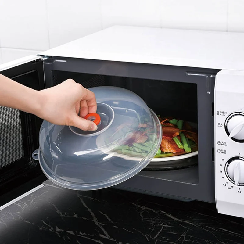 

Microwave Oven Special Heating Oilproof Cover Transparent Plastic Heat-resistant Splash-proof Refrigerator Dishes Fresh Cover