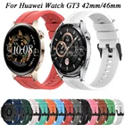 Ремешок силиконовый для Huawei Watch GT 3 GT3 42 мм46 мм, браслет для наручных часов huawei watch GT2 GT 2 Pro GT2E, браслет