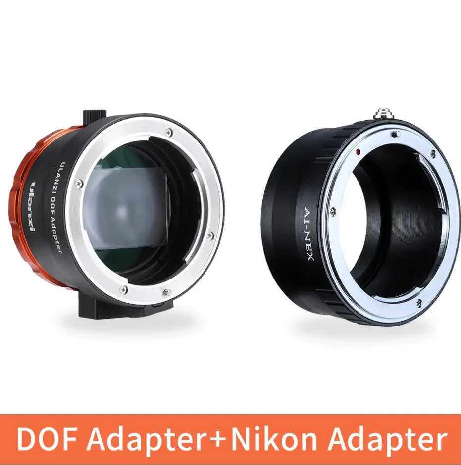 Адаптер Ulanzi DOF E Mount Full Frame camera Lens Adapter адаптер для смартфонов SLR/DSLR& cinema Lens Adapter для телефонов iPhone Andriod - Цвет: W Nikon Adapter ring
