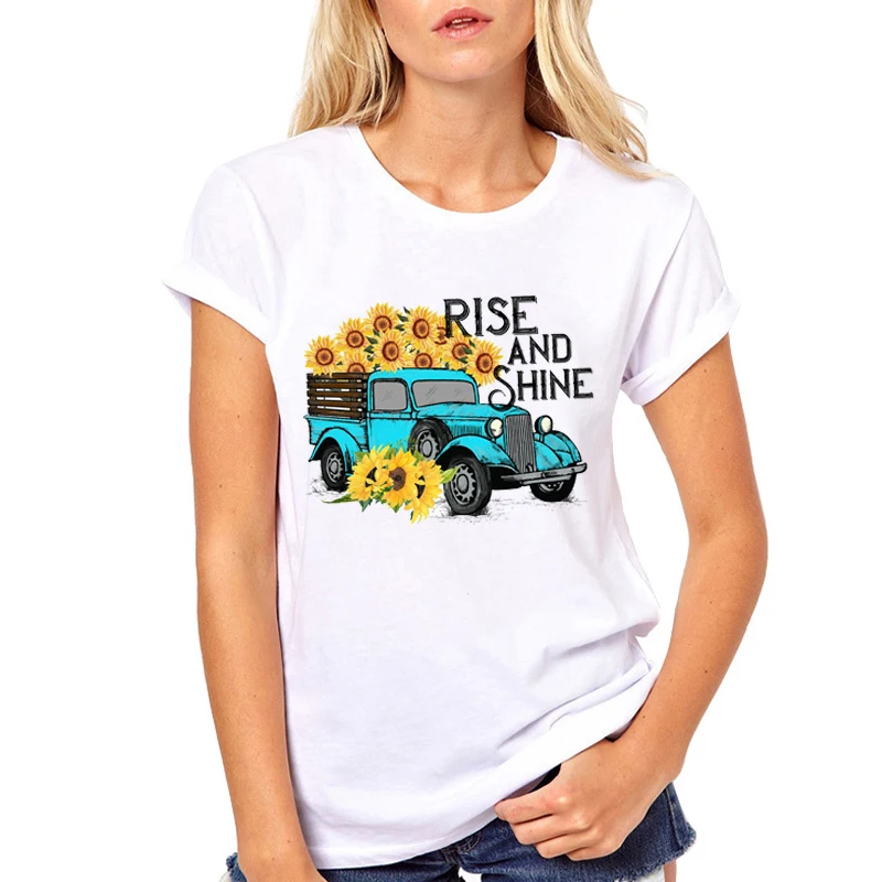 Женская одежда с изображением подсолнуха и блеска осенняя винтажная модная