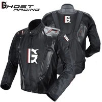 ghost racing motorcycle jacket motorbike riding jacket windproof motocross full body protective gear armor winter moto clothing
