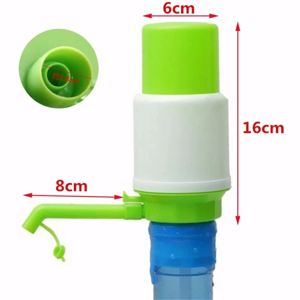 Gebotteld Drinkwater Gemakkelijk Hand Druk Pomp Dispenser Thuis Indoor Outdoor Waterpomp | Дом и сад