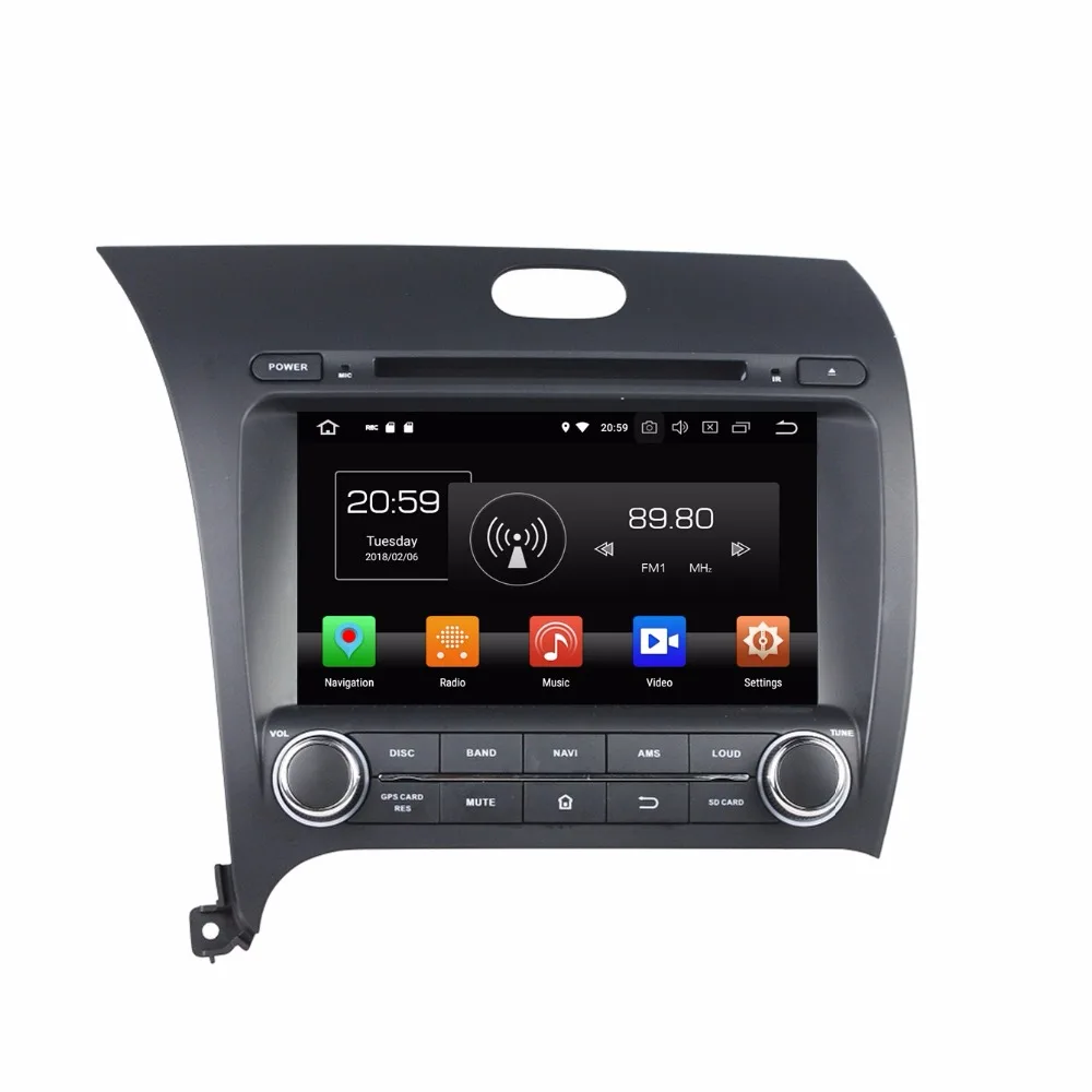 Автомагнитола 8 &quot ядер Android 9 0 GPS DVD плеер для Kia CERATO K3 FORTE 2013 2014 4 Гб ОЗУ 64 ПЗУ