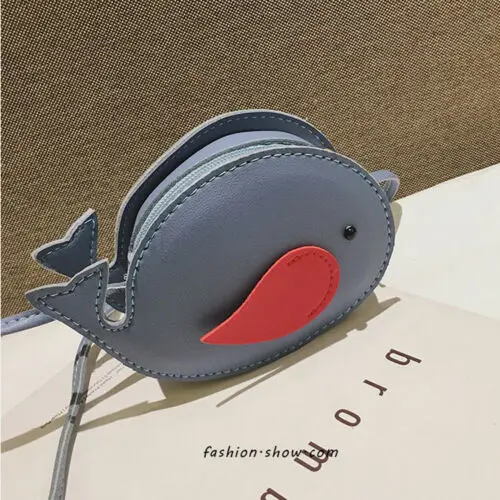 Детская сумка-мессенджер Pudcoco в виде маленькой рыбки с животными сумка через