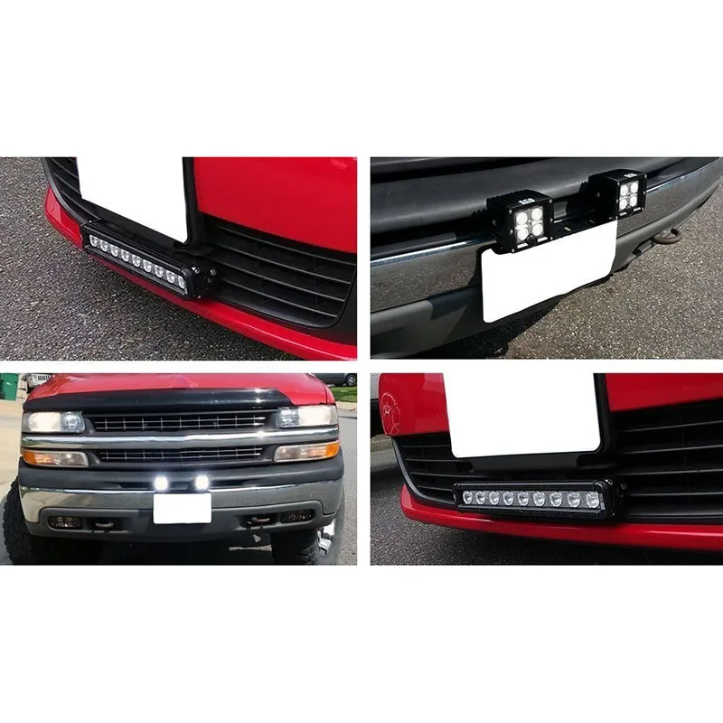 1Pcs Front Bumper License Plate Mounting Bracket for Truck Off-Road SUV 4X4 4WD LED Lights Mount Holder fo | Автомобили и