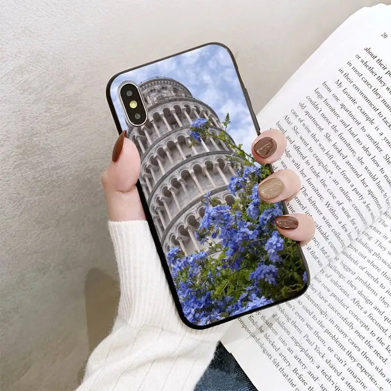 

YNDFCNB travel italy France London Phone Case For iPhone 8 7 6 6S Plus 5 5S SE 2020 12pro max XR X XS MAX 11 case