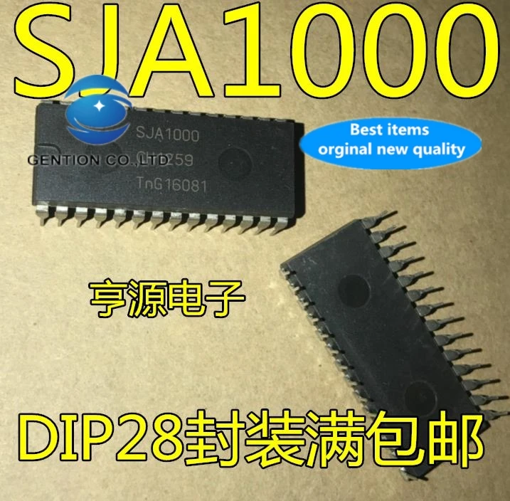 

10 шт., 100% оригинальные новые фото SJA1000 SJA1000N DIP28 интерфейс контроллера CAN-шины