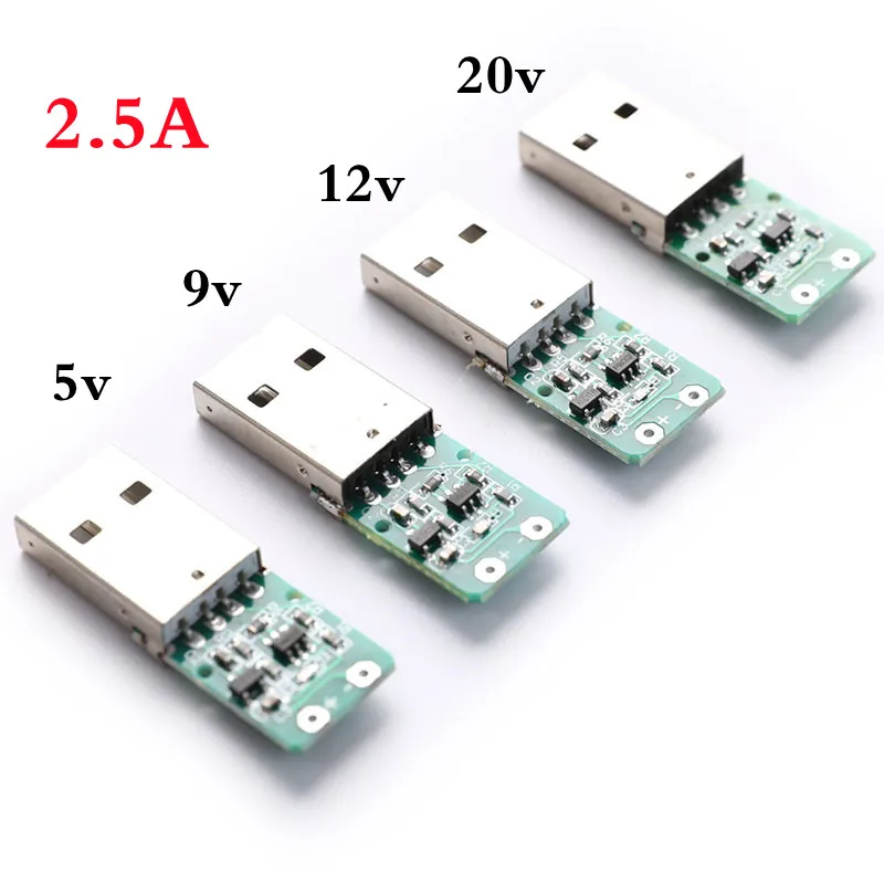USB Type-A QC 2 0 3 модуль триггера напряжения постоянного тока 5 в 9 12 В 20