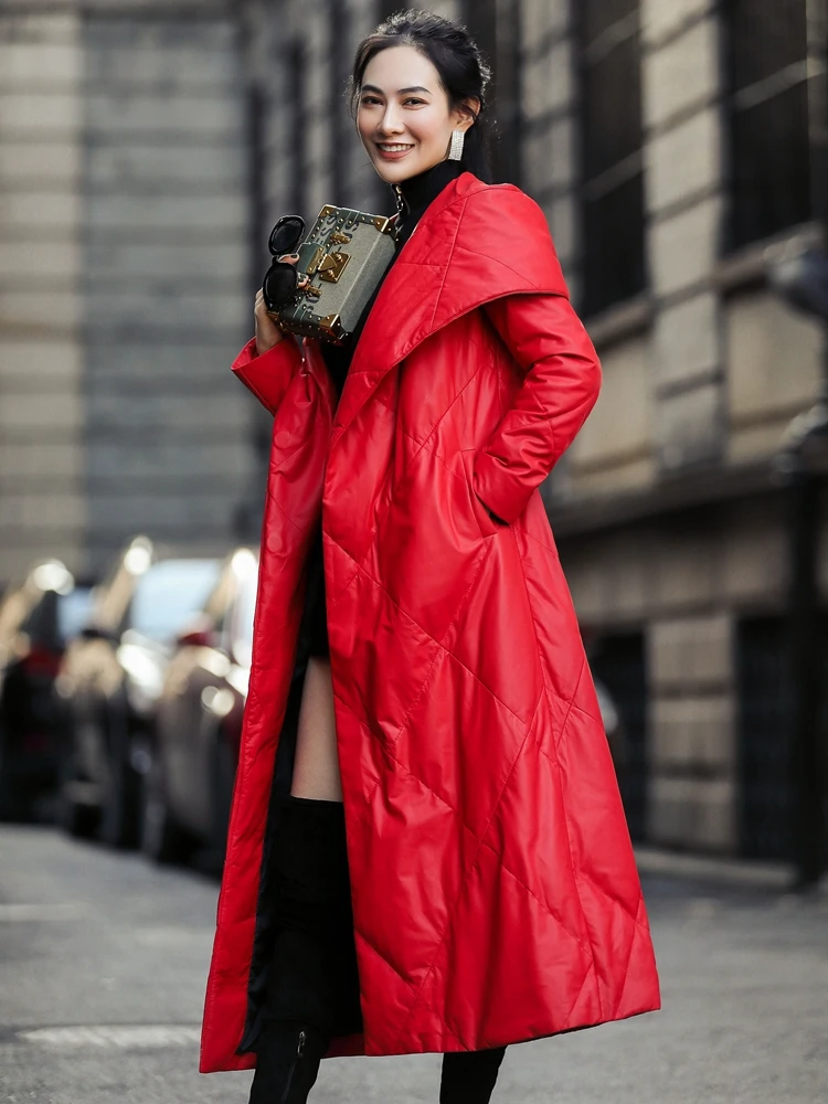 Натуральная кожаная куртка Осенне зимнее пальто женская одежда 2021 в Корейском