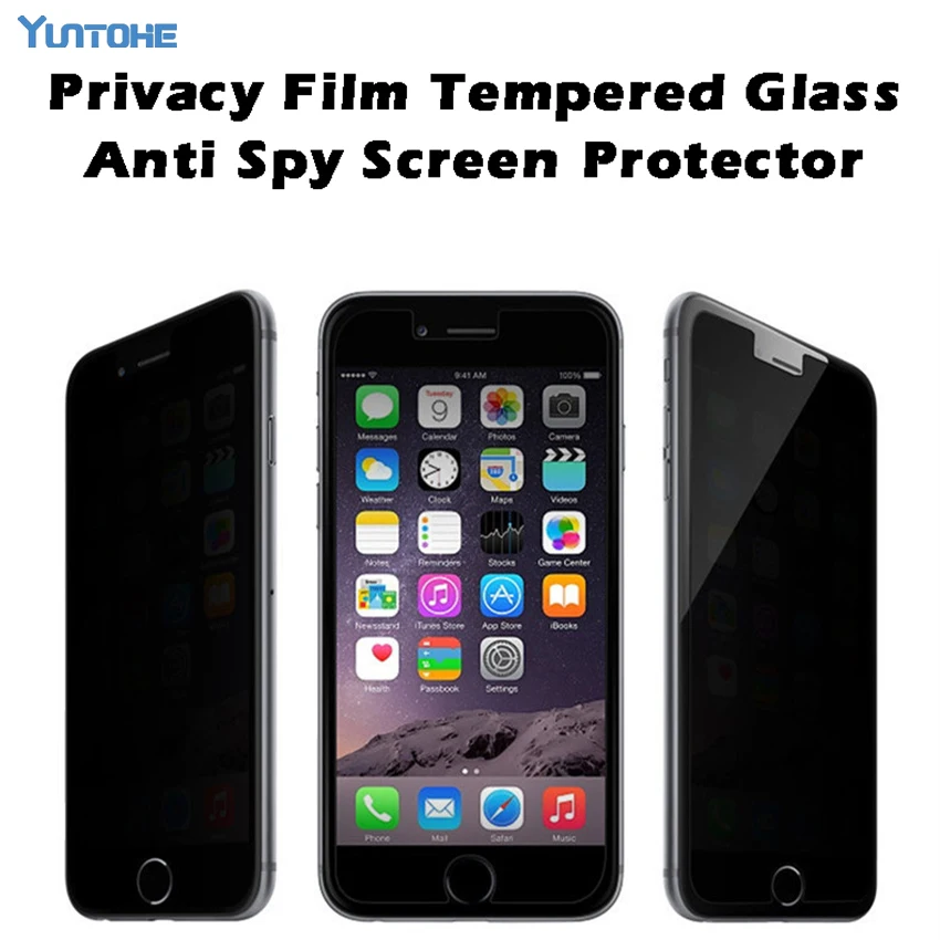 Антишпионская Защитная пленка с ЖК дисплеем для iPhone 12 11 10 XR 8 7 6 5 1000 шт.|Экраны
